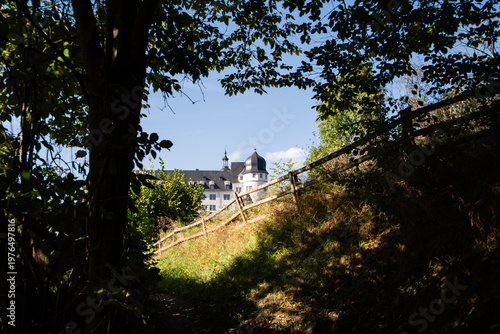 Rundweg mit Schloss Stolberg im Harz, Sachsen-Anhalt