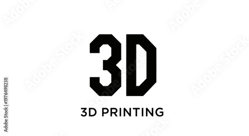 3D Printing Technology Concept Graphic.