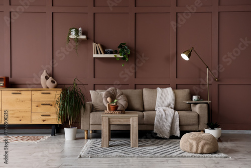 Interior of stylish living ...