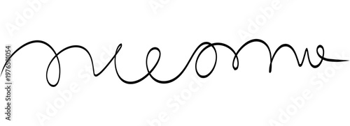 Thick organic cable swoosh with bold start and tapered end. Curvy flowing stroke suggests fast motion and is useful as dynamic divider, logo underline or abstract accent on posters.