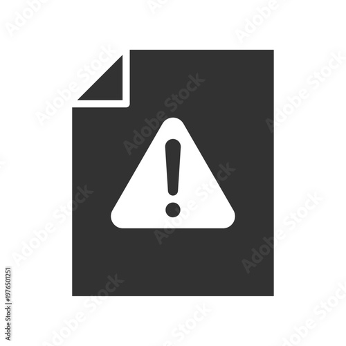 ファイル警告アイコン｜ウイルス・マルウェア・感染・セキュリティリスク