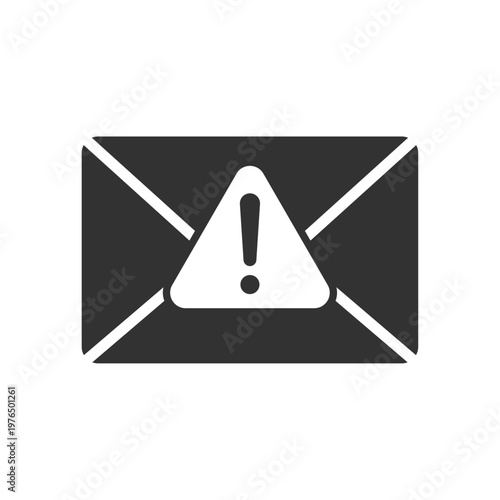 メール警告アイコン｜ウイルス・マルウェア・感染・セキュリティリスク