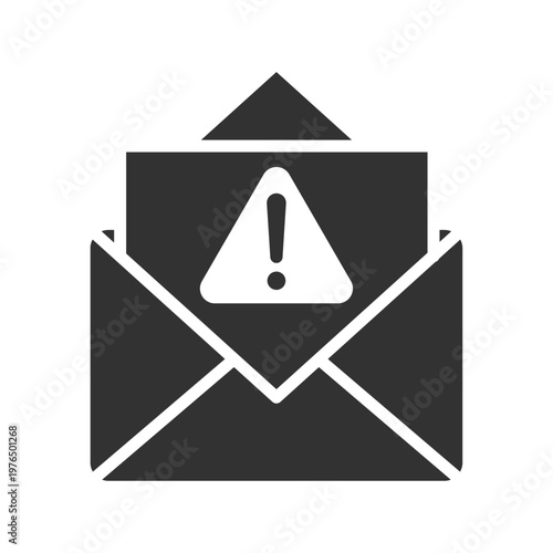 メール警告アイコン｜ウイルス・マルウェア・感染・セキュリティリスク