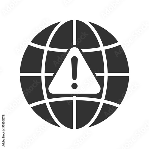 インターネット警告アイコン｜ウイルス・マルウェア・感染・セキュリティリスク	