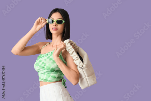 Beautiful young woman with ...