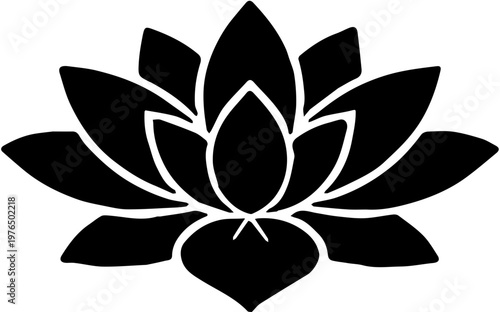lotus flower vector illustration 