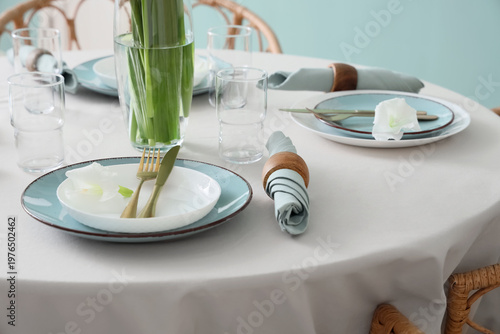 Elegant table setting with ...
