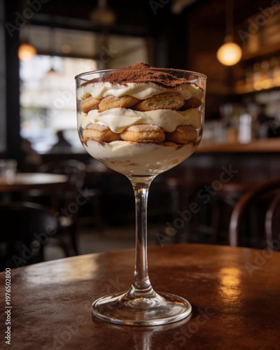 Tiramisu Glass Style