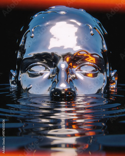 Chrome Head Reflection