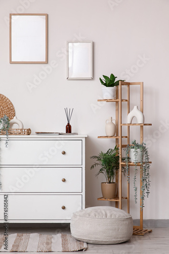 Chest of drawers, shelving ...