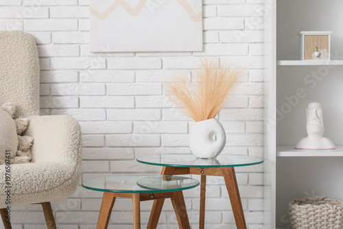 Interior of living room wit...
