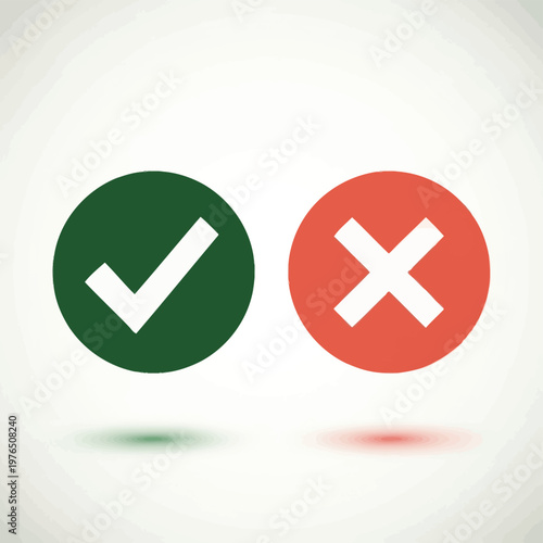 Checkmark and cross icons indicate correct and incorrect status.