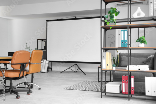 Interior of modern conferen...