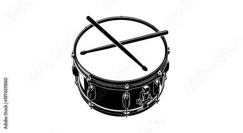 Drumsticks on Snare Drum, Percussion Instrument, Musical Element