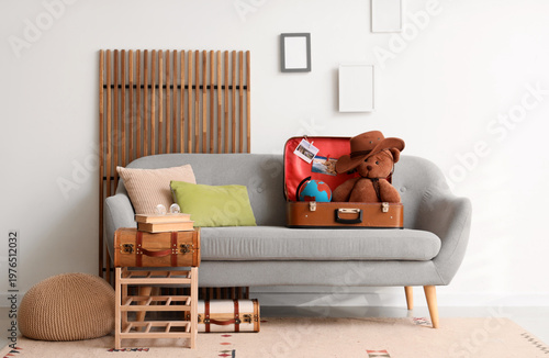 Interior of stylish living ...