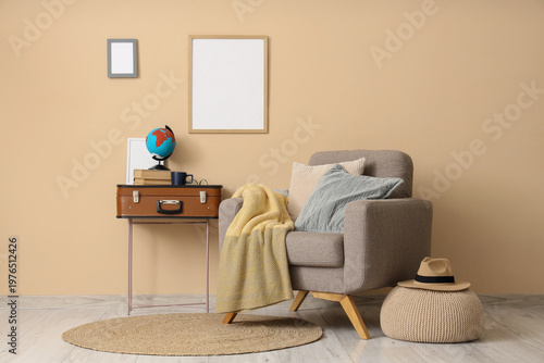 Interior of stylish living ...