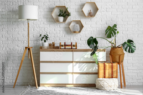 Interior of stylish living ...