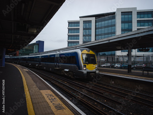 Belfast, Northern Ireland, United Kingdon, 30th October 2025, Class 4000 at Lanyon Place railway Translink station