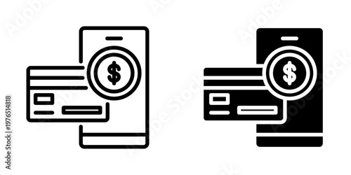 Banking icon, element icon for design branding, print, and digital media