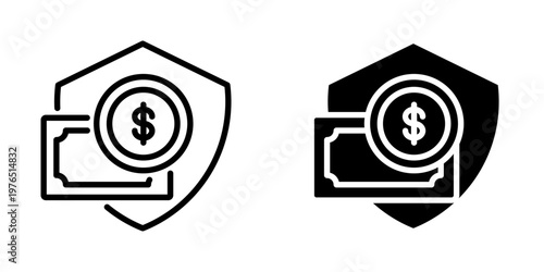 Security icon, element icon for design branding, print, and digital media