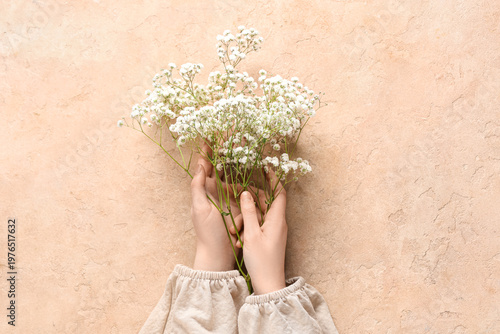Female hands with beautiful...