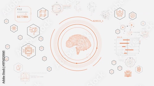 Infographic on the subject of intelligence, learning, and AI-powered research