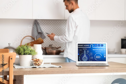 Laptop with smart home appl...