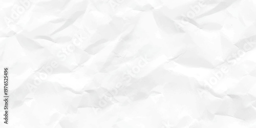 white paper texture. Paper texture Crumpled White. Top view.