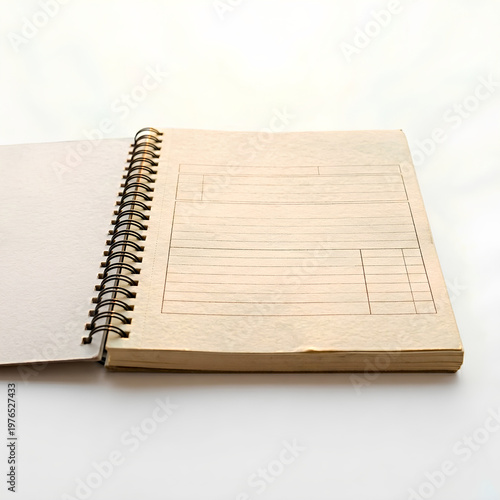 Spiral Notebook with Blank Pages for Notes and Ideas.