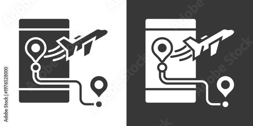 Delivery Status Icon Set Vector Collection Isolated In Black And White