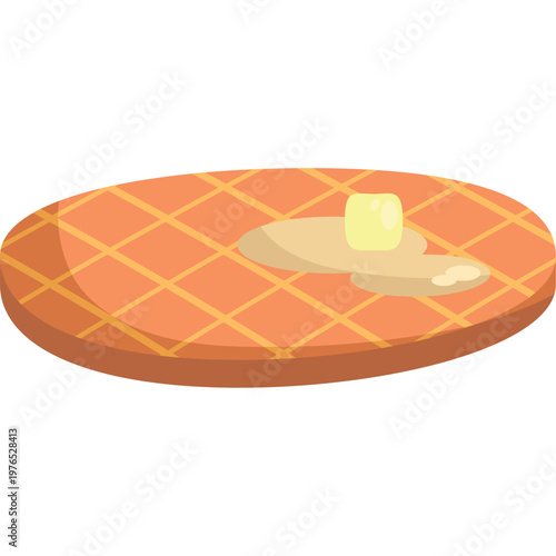 Delicious Pancakes Stack Linear Food Icon