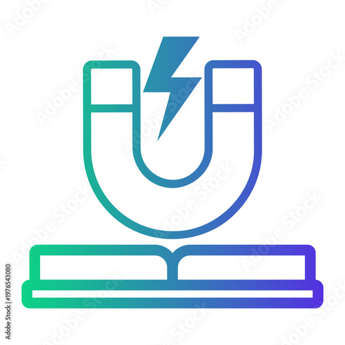 electricity Line Gradient Icon