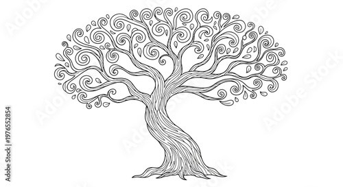 Ornate Tree of Life Design