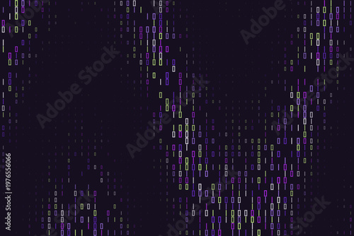 Quantum Computing Data Stream with Binary Code Matrix for Cybersecurity and Encryption