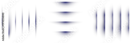 Abstract Blue Light Diffraction Pattern, Quantum Physics Wave Interference Visualization