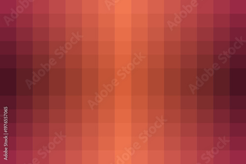 Retro pixelated sunset gradient background for 8bit video game UI design