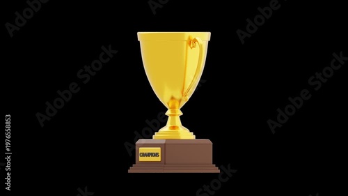 3D Winners Cup | Alpha Channel