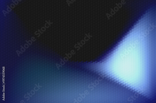 Abstract Blue Quantum Computing Data Visualization, Digital Network Encryption Background