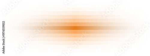 Abstract Orange Light Streak Representing High Speed Fiber Optic Data Transmission on White Background