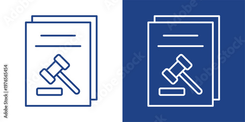 Data Governance Blue And White Icon Style Collection