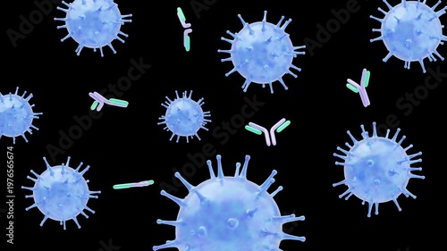 3D Gut Bacteria | Alpha Channel