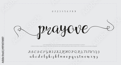  Script Brush Font Type Font lettering handwritten  