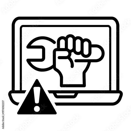 maintenance Line Icon