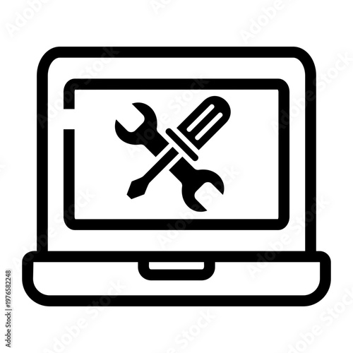 maintenance Line Icon