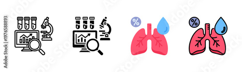 Blood Oxygen Icon Pack In Multiple Styles
