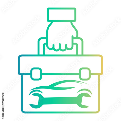 maintenance Line Gradient Icon