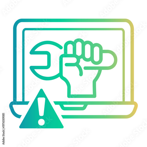 maintenance Line Gradient Icon