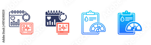 Daily Health Icon Pack In Multiple Styles