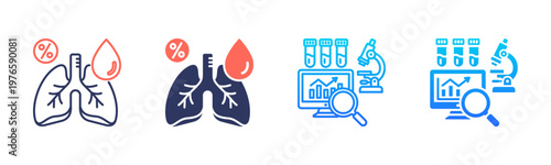Blood Oxygen Icon Pack In Multiple Styles