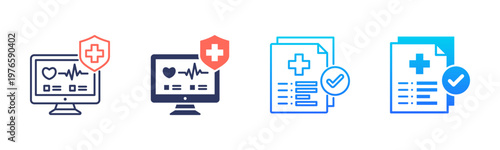 Preventive Monitoring Icon Pack In Multiple Styles